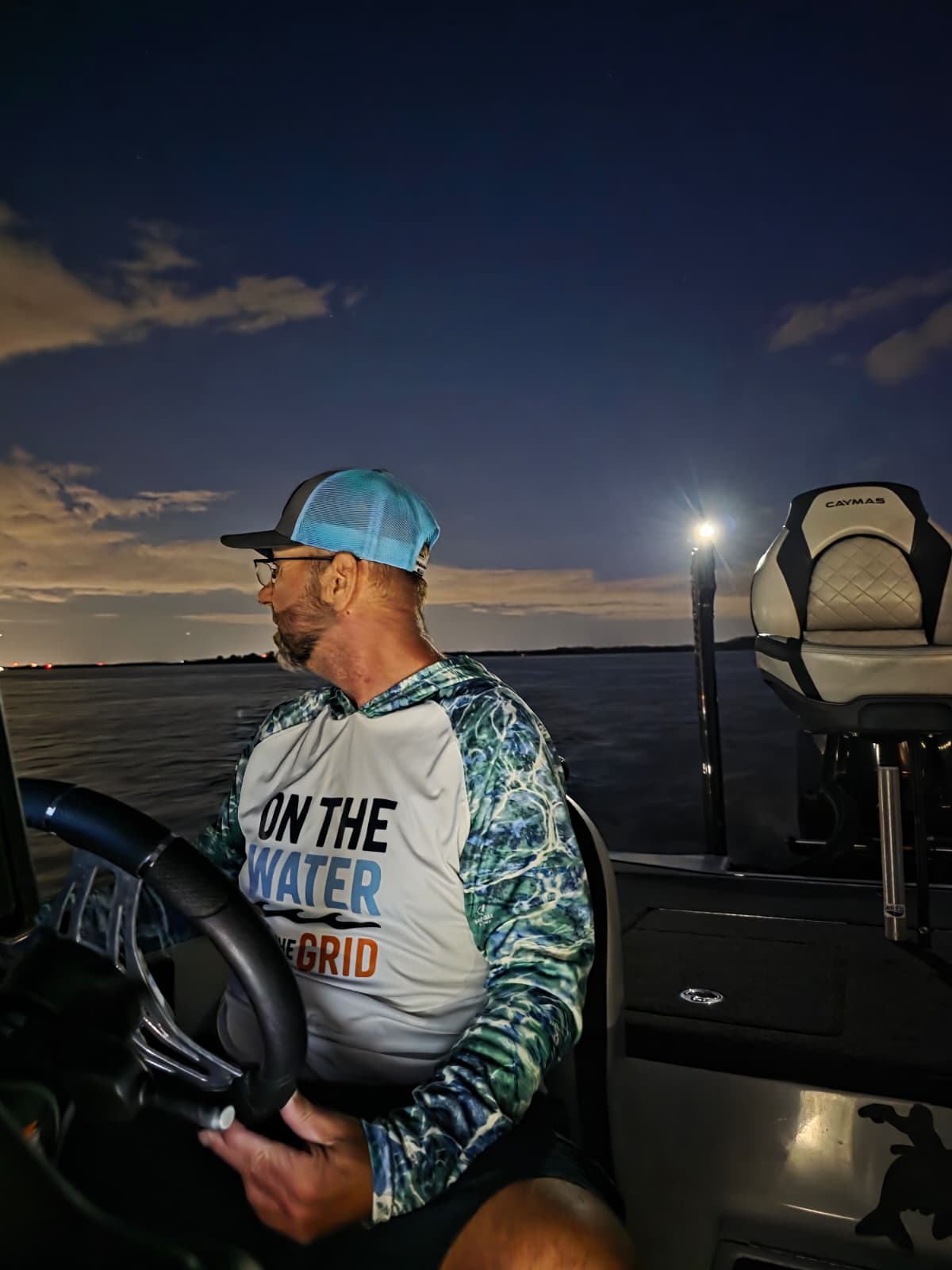 On the Water, Off the Grid Long Sleeve Hood Tee UPF 50+