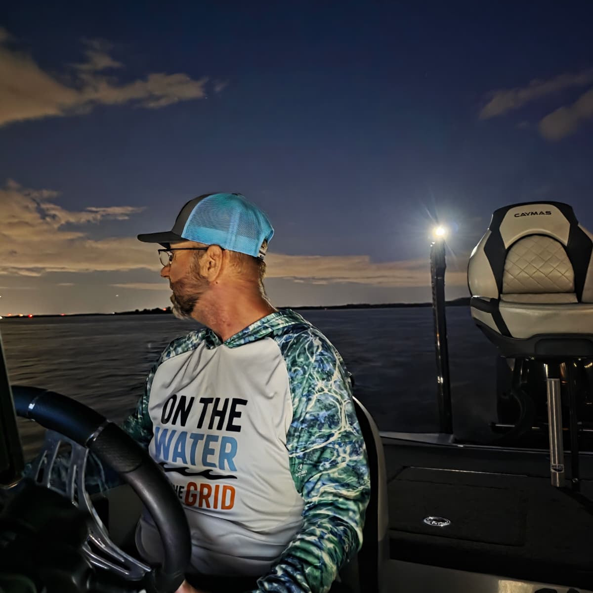 On the Water, Off the Grid Long Sleeve Hood Tee UPF 50+