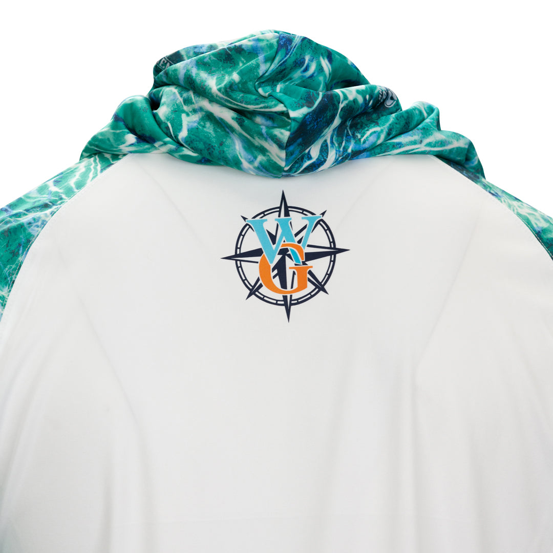 On the Water, Off the Grid Long Sleeve Hood Tee UPF 50+