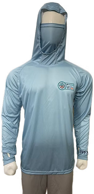 Angler Aesthetic Long Sleeve, Hooded with Built in Mask - UPF 50+