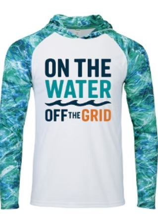 On the Water, Off the Grid Long Sleeve Hood Tee UPF 50+