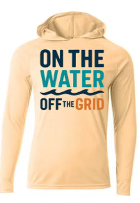 On the Water, Off the Grid Cooling Long Sleeve Hooded Tee
