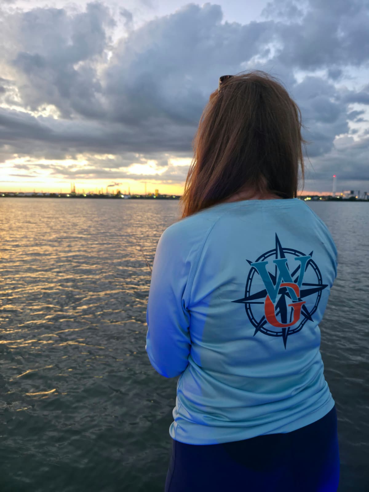 On the Water, Off the Grid Long Sleeve UPF Cooling Performance Tee - UPF 50