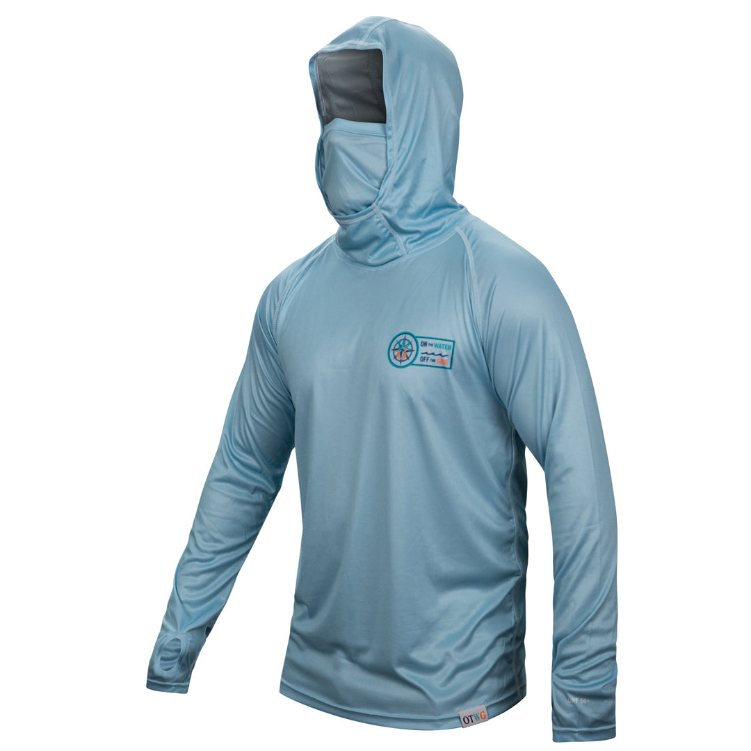 Angler Aesthetic Long Sleeve, Hooded with Built in Mask - UPF 50+