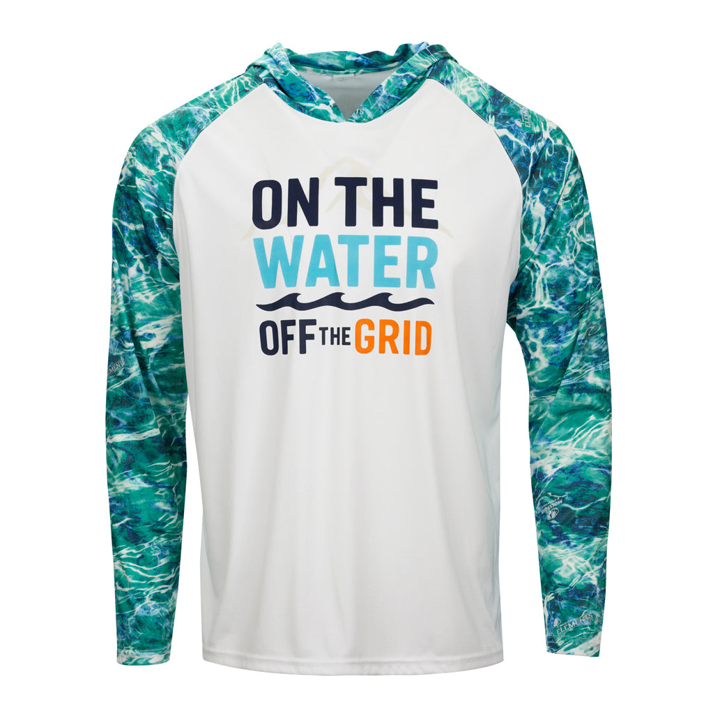 On the Water, Off the Grid Long Sleeve Hood Tee UPF 50+