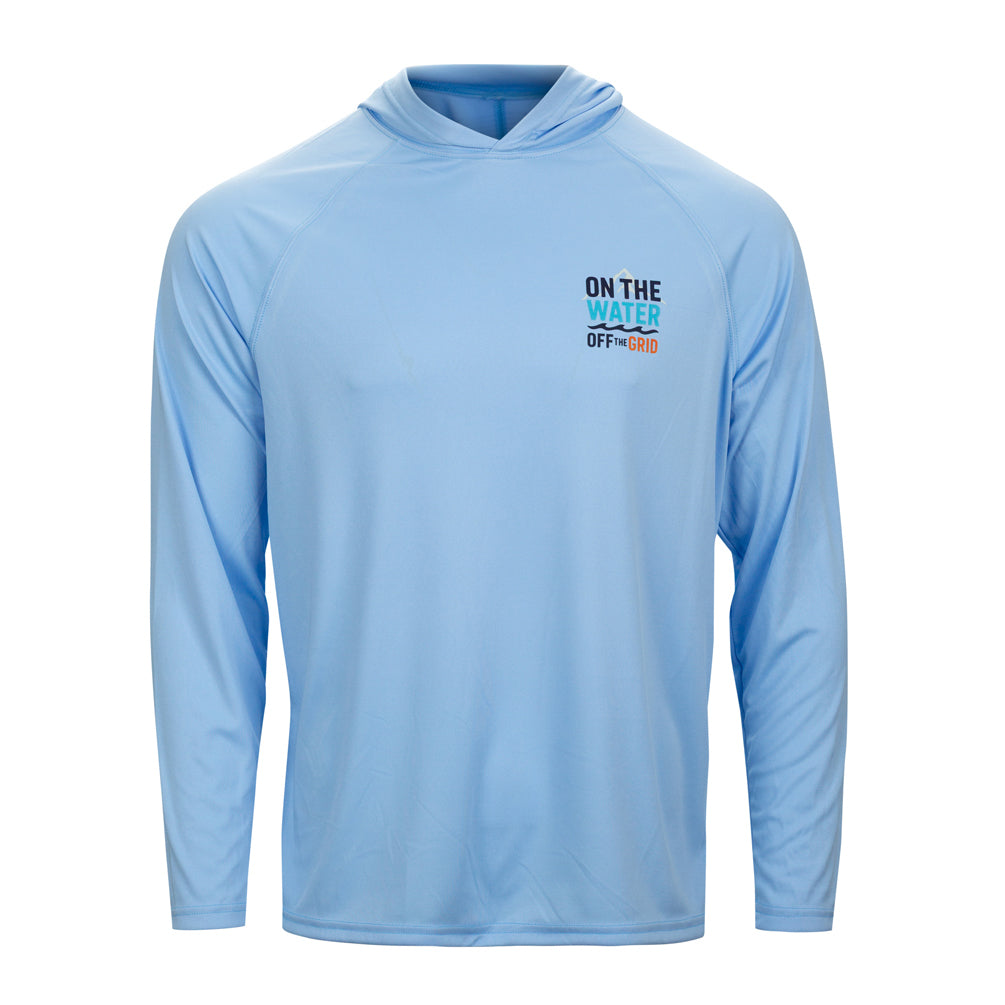 On the Water, Off the Grid Cooling Long Sleeve Hooded Tee
