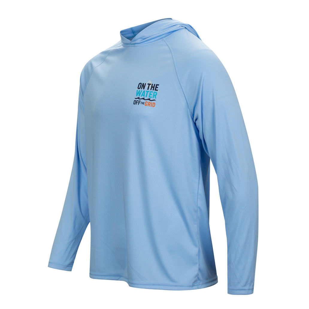 On the Water, Off the Grid Cooling Long Sleeve Hooded Tee
