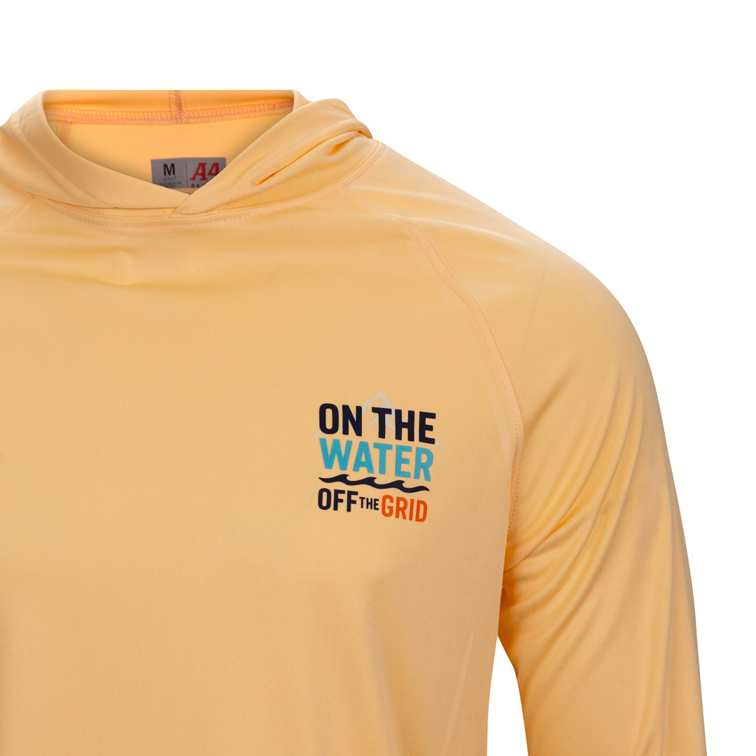 On the Water, Off the Grid Cooling Long Sleeve Hooded Tee