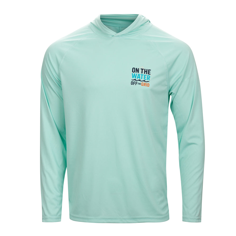 On the Water, Off the Grid Cooling Long Sleeve Hooded Tee