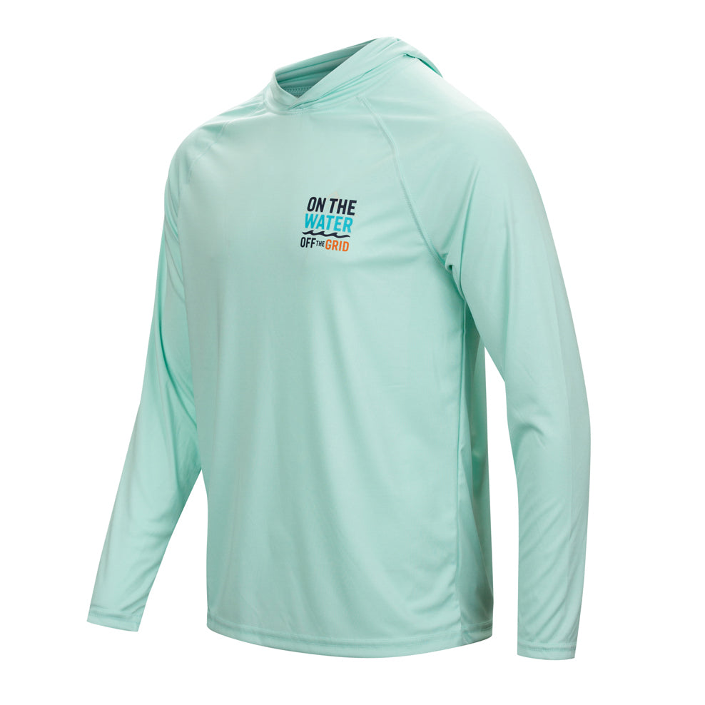 On the Water, Off the Grid Cooling Long Sleeve Hooded Tee