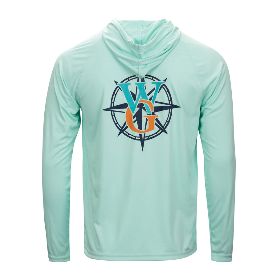 On the Water, Off the Grid Cooling Long Sleeve Hooded Tee