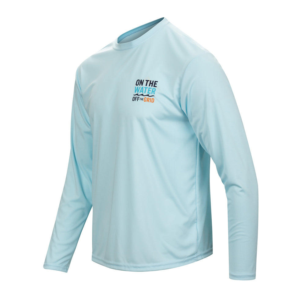 On the Water - Off the Grid Long Sleeve UPF Cooling Performance Crew