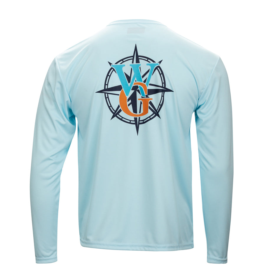 On the Water - Off the Grid Long Sleeve UPF Cooling Performance Crew