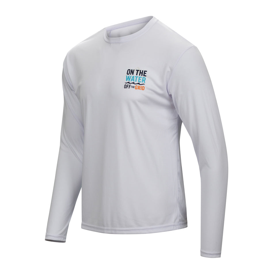 On the Water - Off the Grid Long Sleeve UPF Cooling Performance Crew