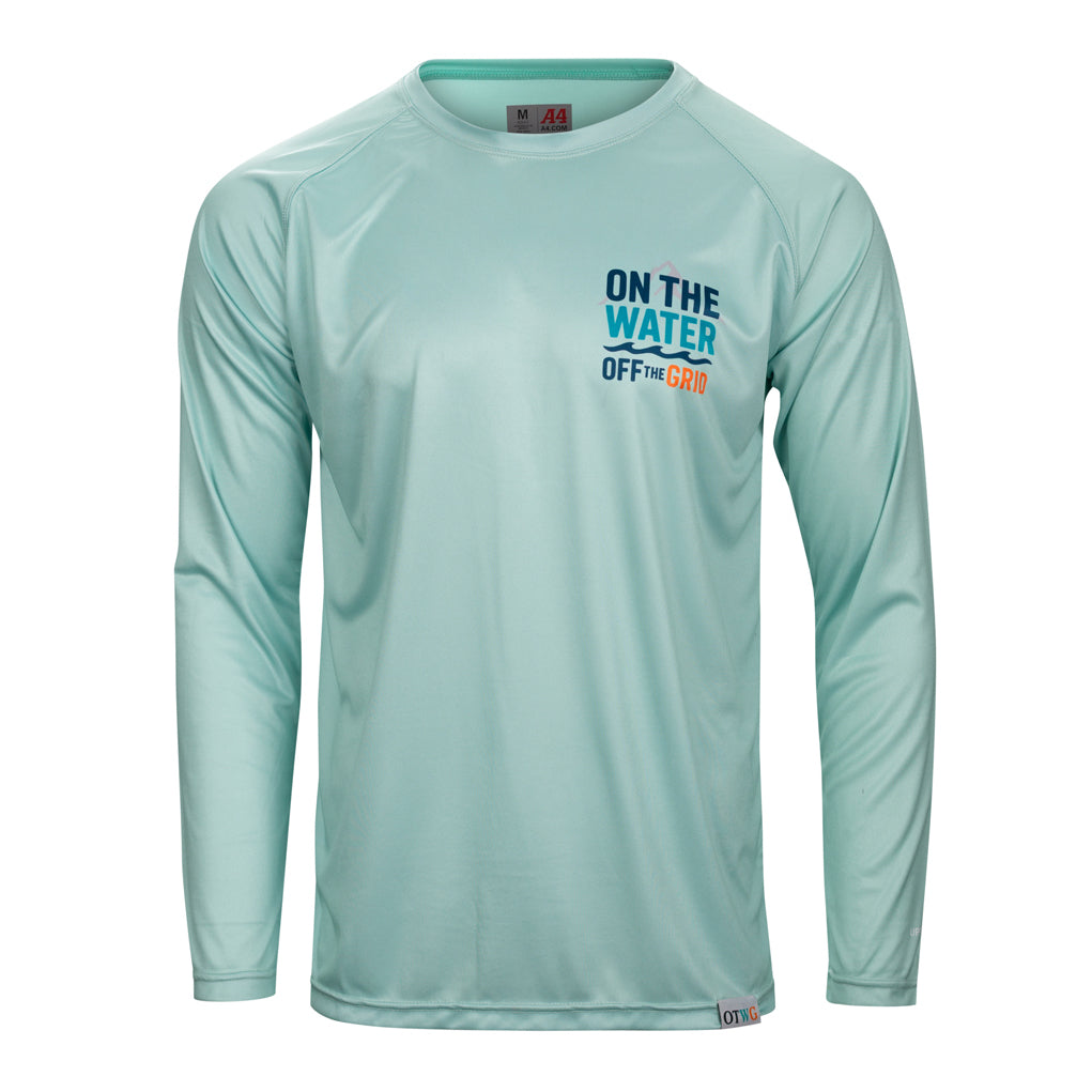 On the Water, Off the Grid Long Sleeve UPF Cooling Performance Tee - UPF 50