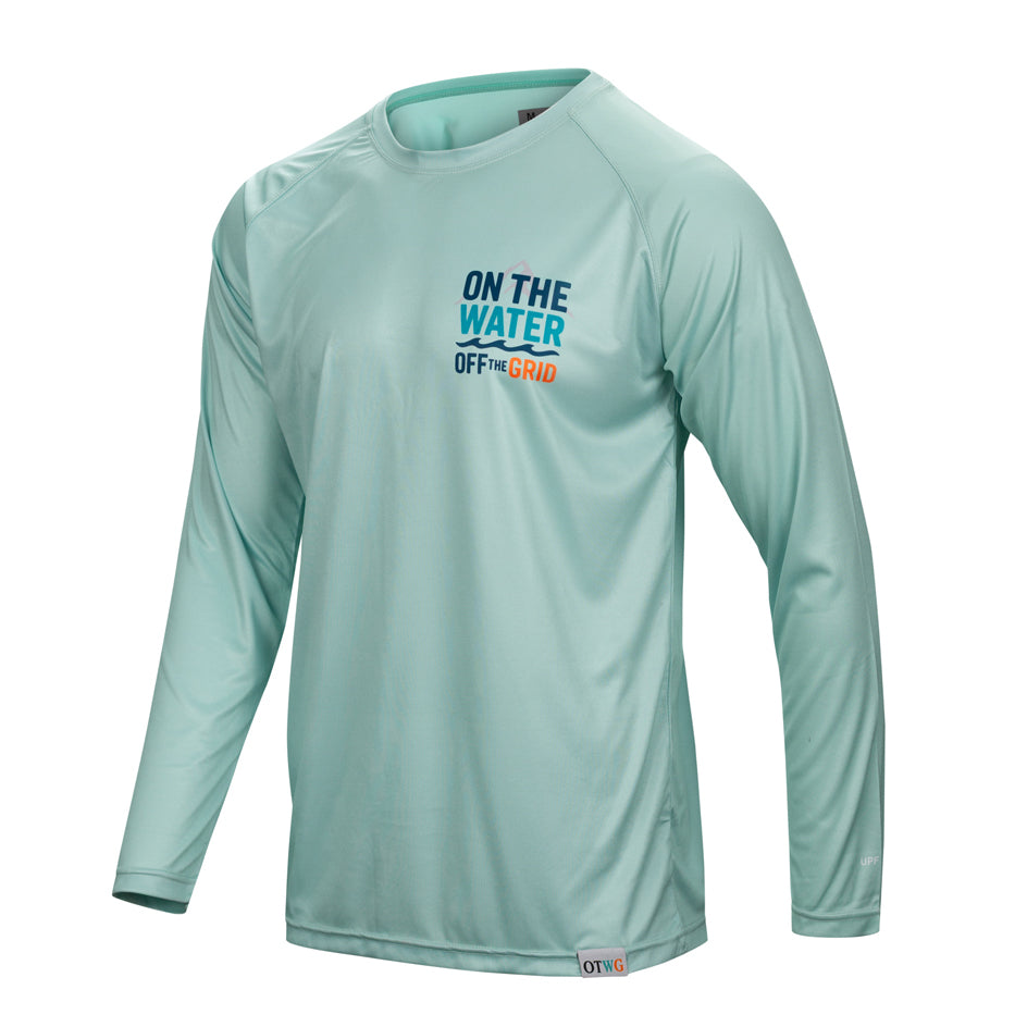 On the Water, Off the Grid Long Sleeve UPF Cooling Performance Tee - UPF 50