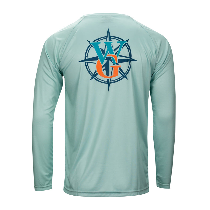 On the Water, Off the Grid Long Sleeve UPF Cooling Performance Tee - UPF 50