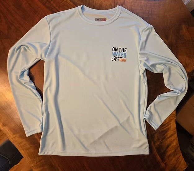 On the Water, Off the Grid Long Sleeve UPF Cooling Performance Tee